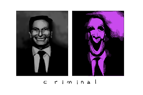 c r i m i n a l
(more of @squimp2's VHS fnaf tape redraws!) 