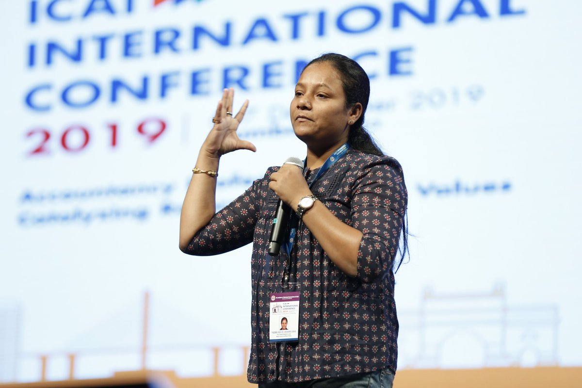 theicai's tweet image. Motivational Talk and life experience sharing by Padma Shri awardee @sinha_arunima's inspired and thrilled the audience. #IntConICAI19 #ic2019