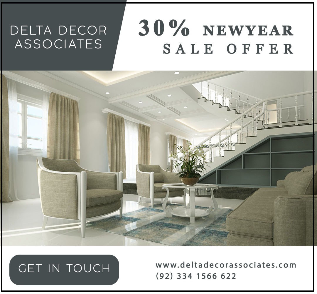 Delta Decor Associates (@deltadecorass) on Twitter photo Get 30% off on all interior design in this new year - Delta Decor associates
Reach us : deltadecorassociates.com
Contact : (92) 51 236 3895
#interiordesign #interiordesignerislamabad #homedesignislamabad  #SignatureInteriorDesign  #happynewyear #interiordesignbahriatown Get 30% off on all interior design in this new year - Delta Decor associates
Reach us : deltadecorassociates.com
Contact : (92) 51 236 3895
#interiordesign #interiordesignerislamabad #homedesignislamabad  #SignatureInteriorDesign  #happynewyear #interiordesignbahriatown