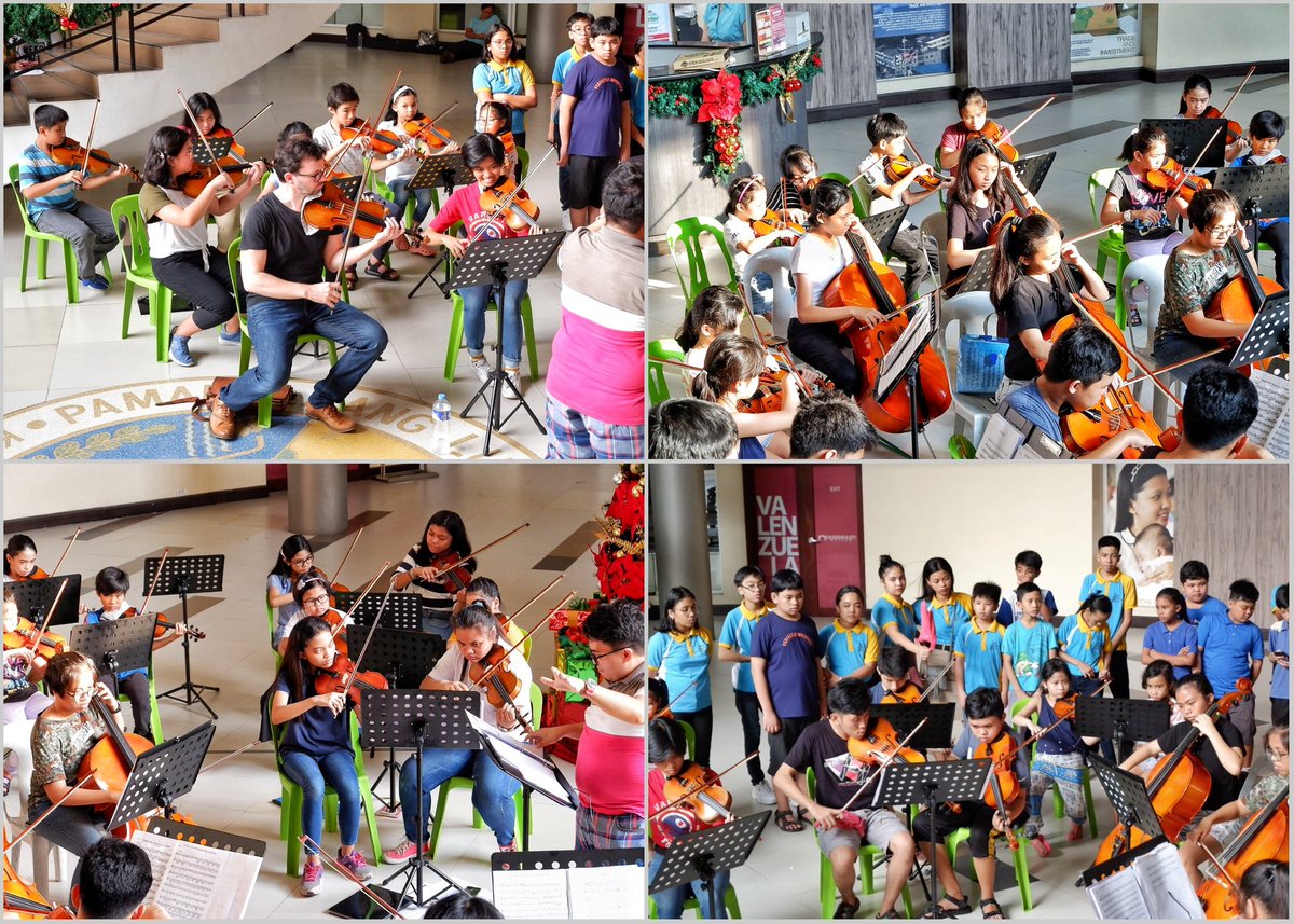 L0uieD's tweet photo. Saturday rehearsal 🎄🎅🎻🎵
@VCYOofficial + #BitikChildrensChoir
#VCYO @valenzuelacity @rex_gatchalian @KingUrieta 
#PaskongValenzuelano https://t.co/soURpw8MM8