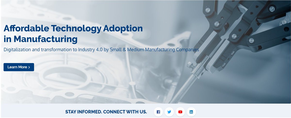 SME manufacturers have unique issues - high attrition rates, low investment potential, person based working, lack of skilled resources, no access to consultants &amp; no access to emerging technologies, making digitization &amp; transformation to Industry 4.0 more difficult. 
#Industry40