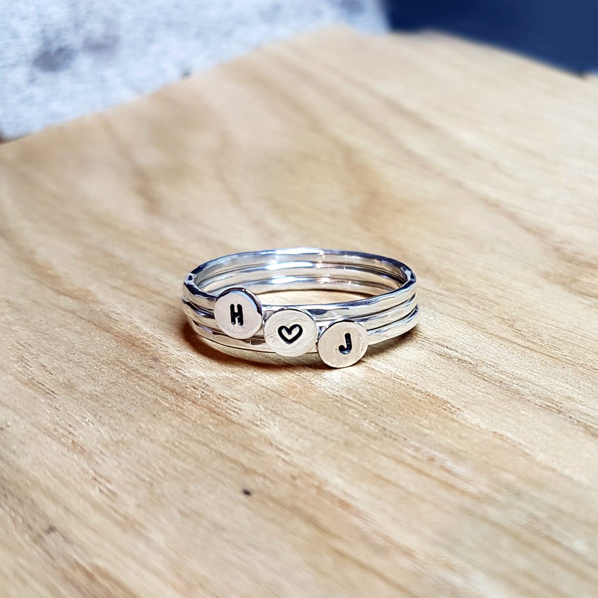 mooijewellery's tweet photo. Sterling Silver Personalised Initial Stacker / Stacking Ring Set of 3 https://t.co/HvRFnLnKd3 #etsryuk #initialring #stackerring #stackerrings #handmade #hmuk #personalisedjewellery #personalisedring #giftideas #UKGiftHour https://t.co/Qus2dreq1F