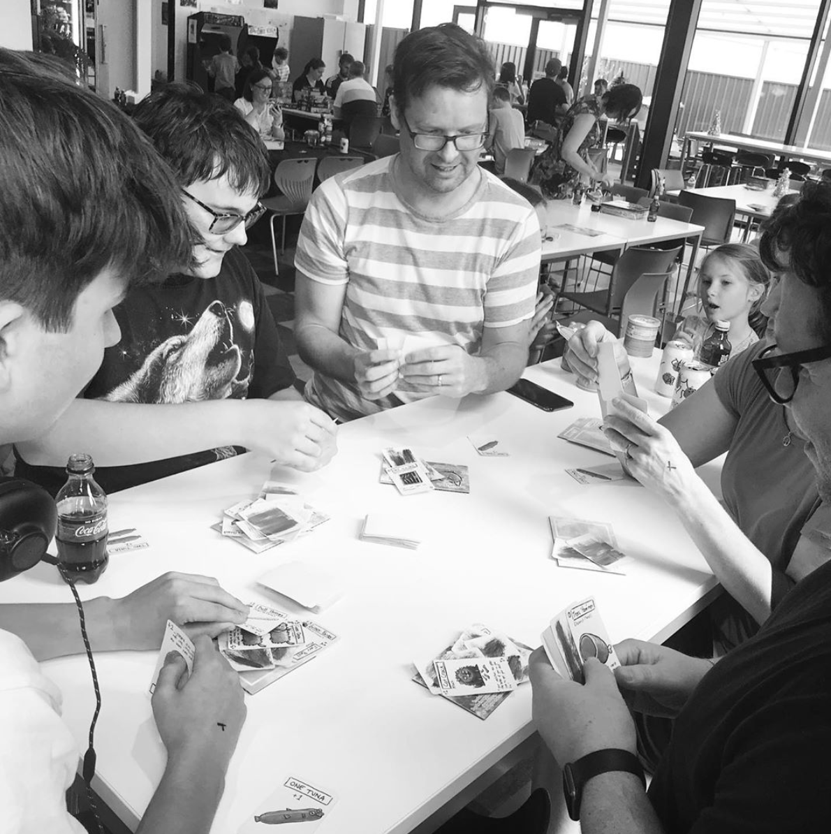 BrawlerPussy's tweet photo. First day public play testing and the results were awesome!
Lots of great feedback, lots of great laughter and lots of awesome people play testing at @MightyApeGames 

#PussyBrawlerTheGame 
#PussyBrawler 
#boardgames
#cardgames 
🤪 https://t.co/SMwojfQaWk