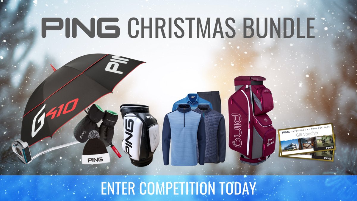 It's the season of giving so we have put together this awesome PING Christmas Bundle to give away to one lucky winner! 🎁🎄 

For entry details and full T&amp;Cs head online ➡️ campaign.pingcollection.co.uk/christmas-comp… #PINGleBells