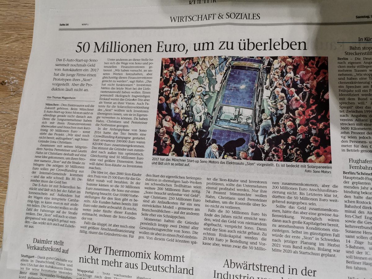 Sono Motors Danke Thomas Und Danke Coburg