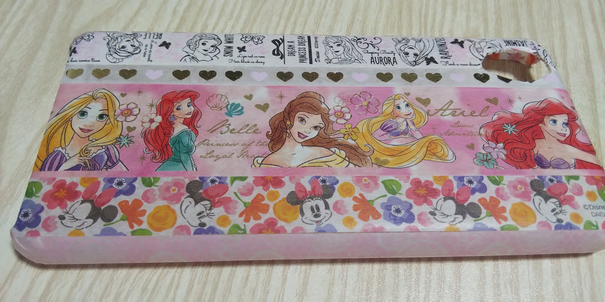 藍川 みゑ またマステ追加で6個も買っちゃったよ でもすんごい可愛い マスキングテープ マステ ディズニープリンセス アリエル 美女と野獣 ベル ラプンツェル ダイソー 100均マステ T Co R5ycx74lh7 Twitter
