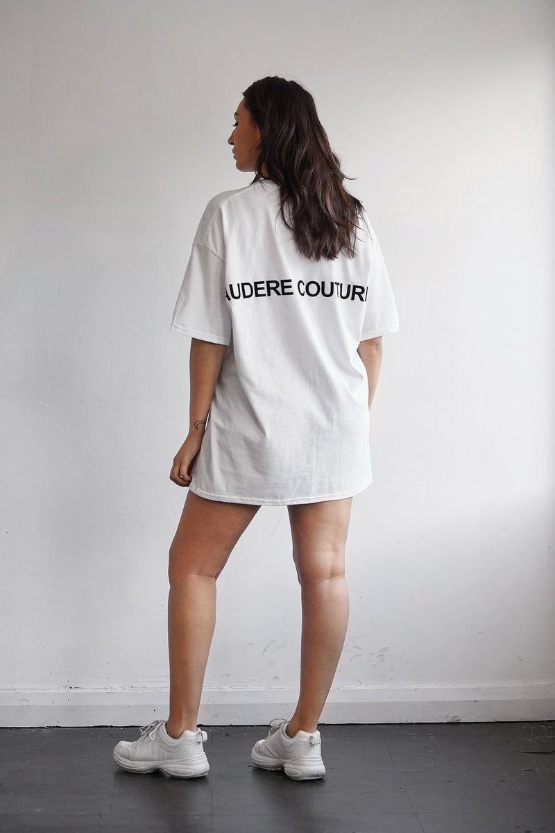 AudereCouture's tweet photo. DAY 2 OF OUR 12 DAYS OF CHRISTMAS OFFERS 🎄
White contrast back Tshirt ONLY £14 (Usually £20)
TODAY ONLY. It will go back to full price tomorrow. 
Product tagged in post! 
https://t.co/h2DoqvekwI https://t.co/x60JAGt0Ks