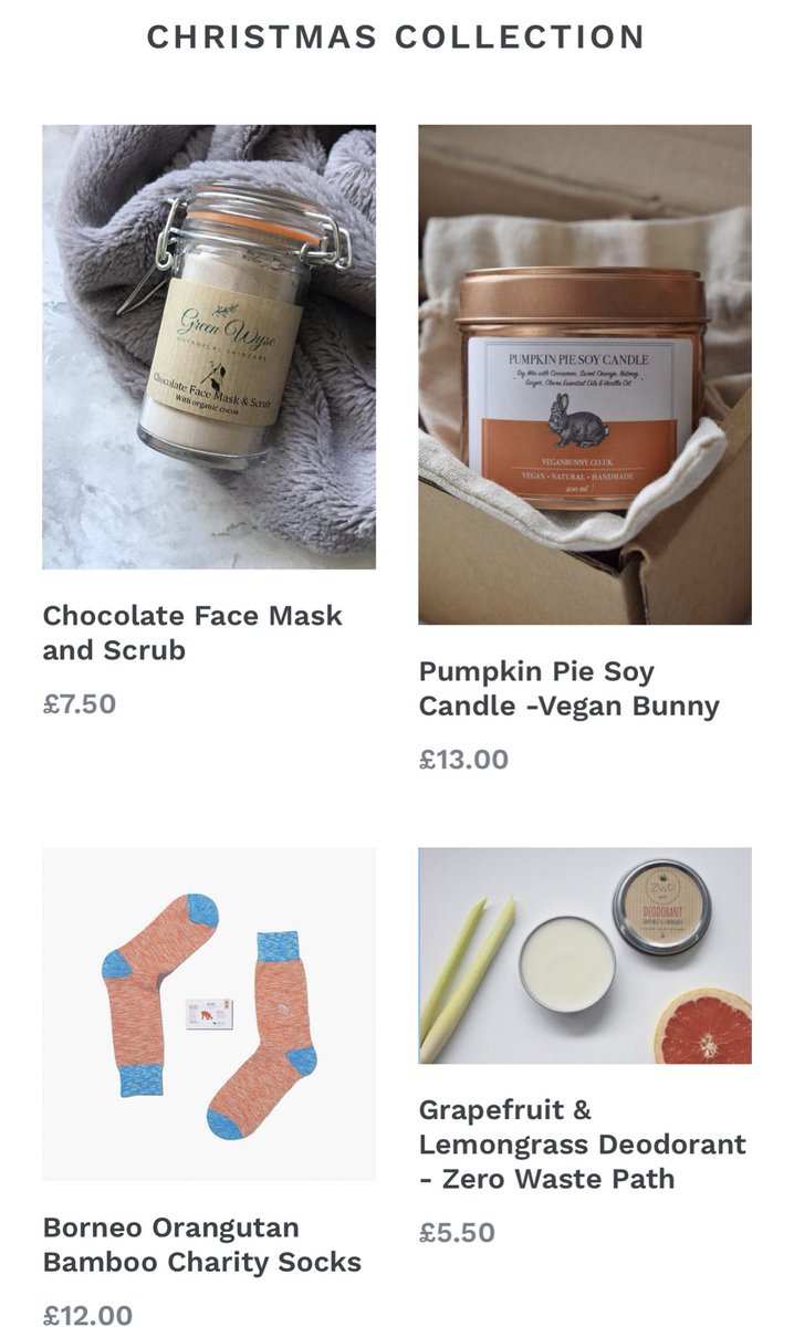 🎄Christmas Collection🎄
All full and updated! Charity collection, gifts under £10 &amp; so much more...
ekoearth.co.uk
  
#ethical #sustainable #plasticfree #christmasshopping