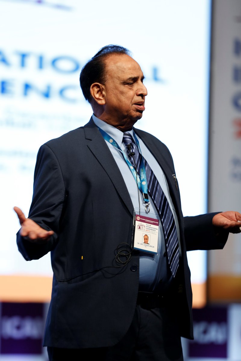 theicai's tweet image. CA. R. Bupathy, Past President , ICAI and CA. (Dr.) Girish Ahuja, FCA shared how the Direct Taxes Reforms enabling  the India’s economic growth. #IntConICAI19 #ic2019 #ICAIInternationalConference2019
