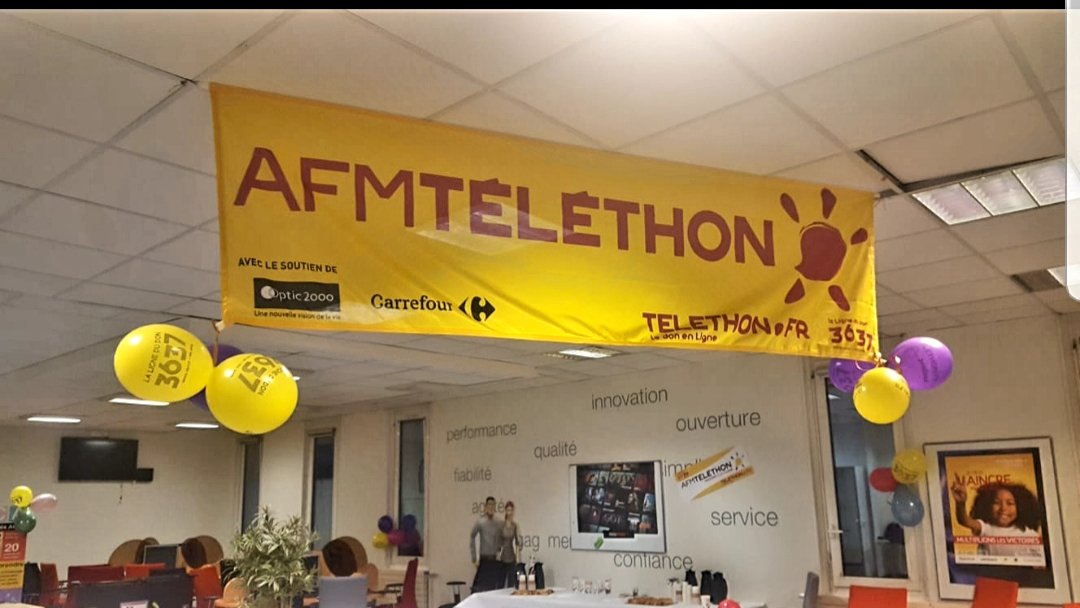 PmMonnier's tweet photo. #Telethon2019 participation active et engagée du #SCOIDF #DOIDF #Orange pour prendre les promesses de dons. #3637
Pour soutenir le développement de thérapies innovantes avec @Telethon_France https://t.co/1y0PzvM8vp
