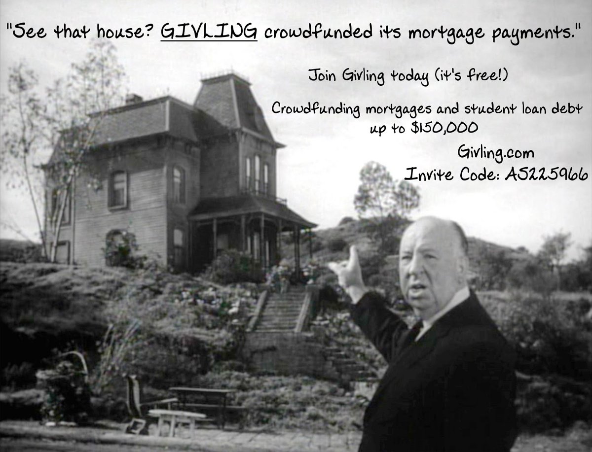 AyJaySimon's tweet photo. @Givling @KMOV It's in a great neighborhood! https://t.co/409do6yCWh Invite Code: AS225966 #givlingcode #studentloans #loans #mortgage #studentdebt #debt #trivia #crowdfunding #mobilegames #Psycho #BatesMotel #shower #cinema #movies #films #television #horror #androidsgames #iphone @Givling https://t.co/23BOI5Iw4A
