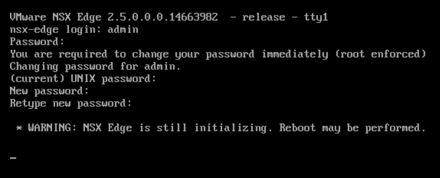 RTSAB's tweet photo. How to set proper passwords on an NSX-T 2.x Bare Metal Edge Server https://t.co/Z04OhP0FCW https://t.co/M92tVtAJFW