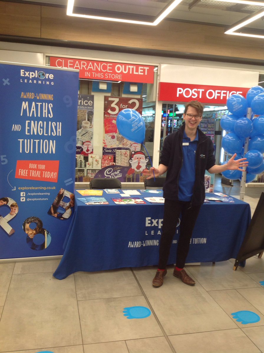 Come and see us at Kings Mall in Hammersmith today and ask about our free Winter Workshops on 14th December! <a href="/exploretutors/">Explore Learning</a> #discovermaths #Winterworkshops #mathsandenglish