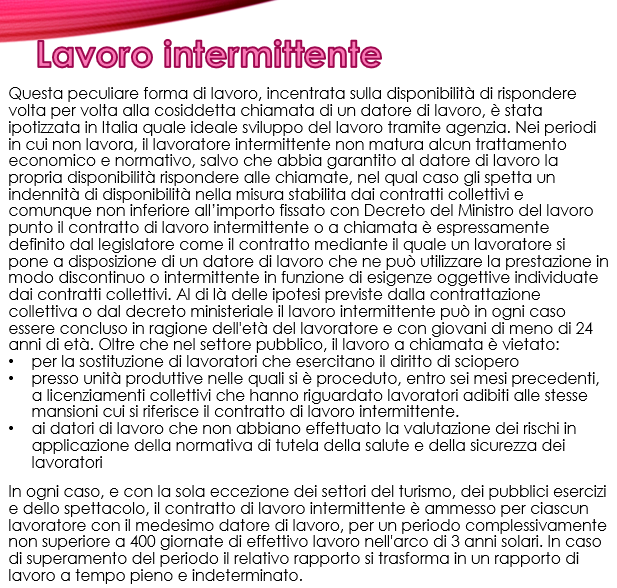 Giulia_Silver5's tweet photo. Riassunto per la lezione di lunedì 09/12 di #dirlav2019
Lavoro intermittente. https://t.co/lNZP372PHk