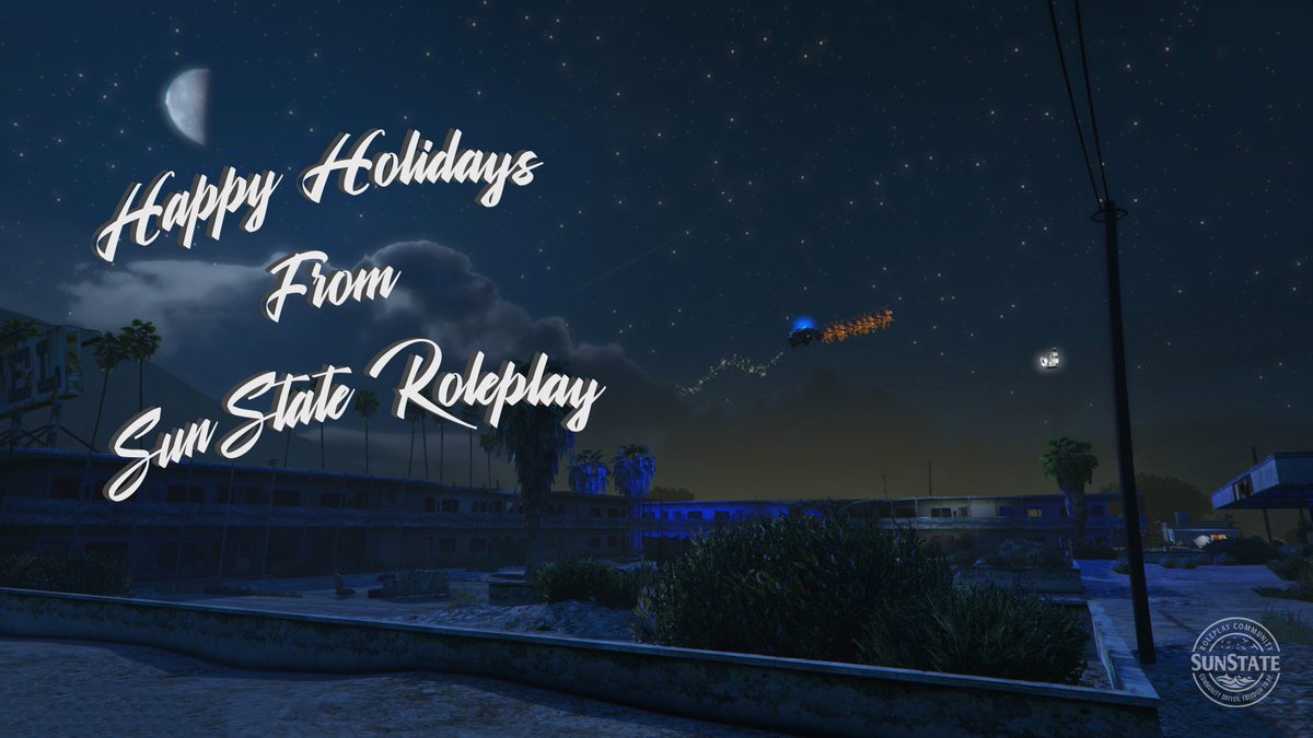SunStateRP_'s tweet photo. We wish you all the best this holiday season!
Sincerely, The SunState Roleplay staff team https://t.co/Pn1SzZSgbc