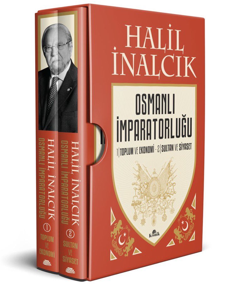 KronikKitap's tweet photo. Hesabımızı takip edip bu tweeti RT yapan 3 okurumuza Osmanlı tarihi alanında dünyanın tartışmasız en büyük isimlerinden biri olan Halil İnalcık'ın kaleminden "Osmanlı İmparatorluğu" seti hediye. 13 Aralık 21.00'e kadar. https://t.co/KWLWBLC2ts https://t.co/OMBoMlCpIX