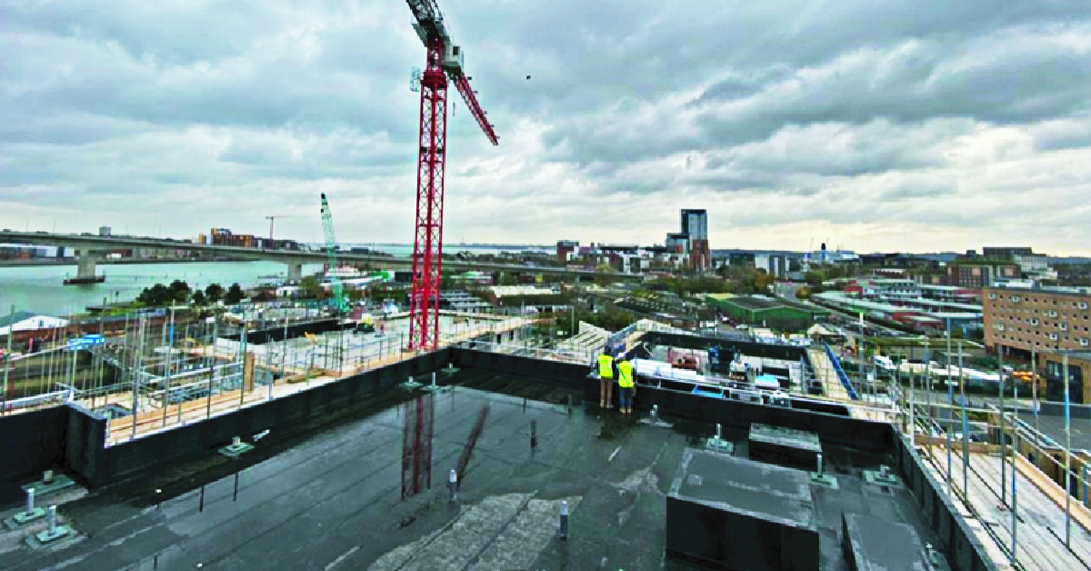 Axter_Ltd's tweet photo. Axter Waterproofing works are now well underway on this impressive residential development with our client Inland Homes Plc. #ChapelRiverside #Axter #WilotektPlus #MaloneRoofing #Inlandhomesplc #Architect #SimpsonHilderAssociates #workingtogether https://t.co/xoKzwQ1trN