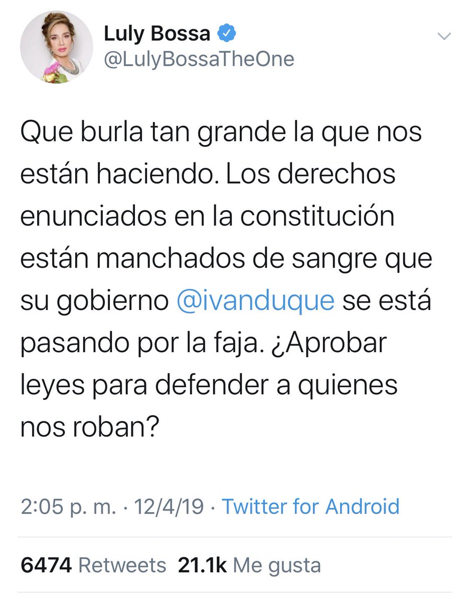 GustavoBolivar's tweet photo. ¡Vivan nuestros artistas!
¡Colombia está escuchando sus voces limpias y desinteresadas, desde el arte y la cultura!
Adelante valientes, no se dejen distraer por la Colombia del pasado.
¡Somos generación de paz! 
@AdrianaLucia @JulianRoman @GOYOCQT @LulyBossaTheOne 
#8DElParoSigue https://t.co/q5kx1GyqPw