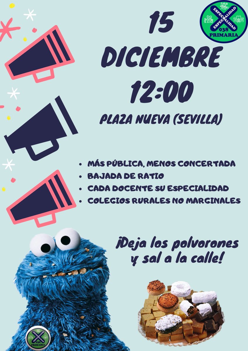 XPrimaria038's tweet photo. Por un funcionamiento correcto y ágil de Sipri.
Por la bajada de ratios.
Por recuperar la figura del tutor.
Por la No privatización de la enseñanza.
#agilizarSipri #llamamientosdignos #el15dyovoy https://t.co/qOnwkERhxA