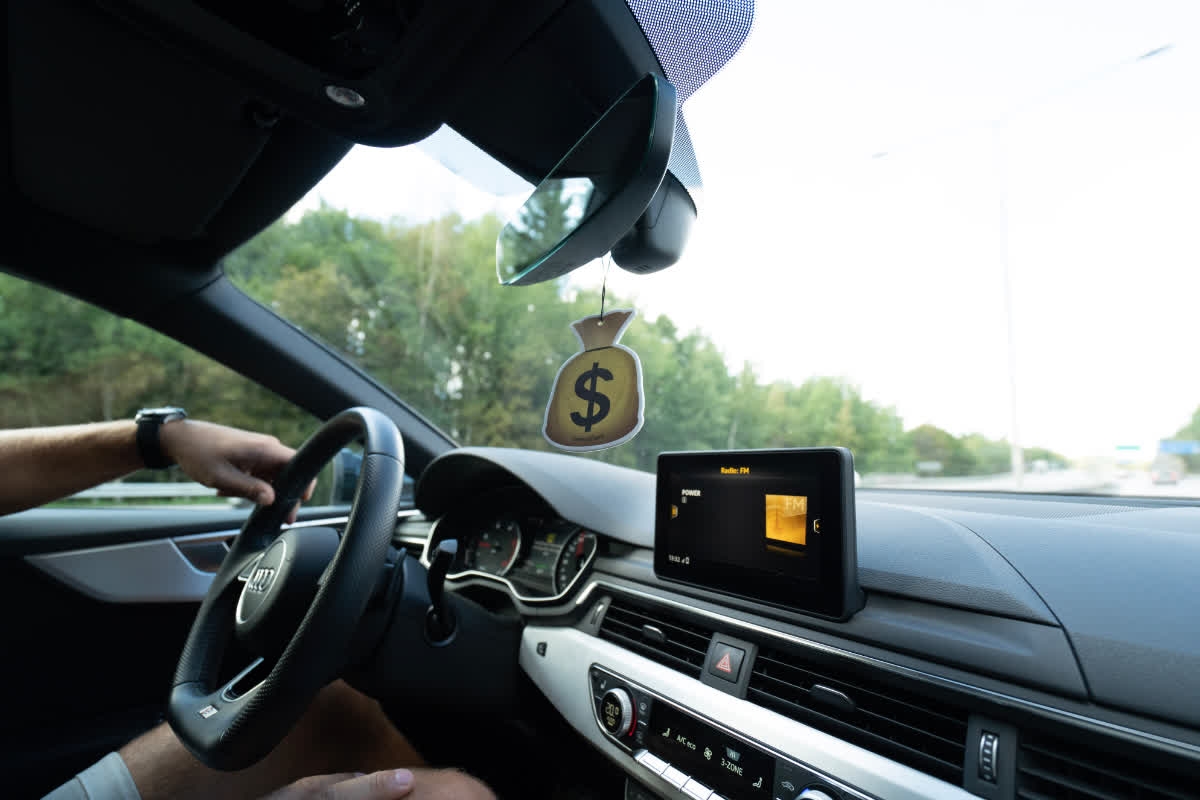 EmojiFresh's tweet photo. Driving with dollar! 

Let the world know you are not a tyre kicker or window shopper, the cash car air fresher is perfect for any baller.

It may also be very well suited to a gold digger or table brass.

https://t.co/ziJZJTaRYu

#EmojiFresh #Emoji #Emojis #Emoji https://t.co/iK2uwO4IYr