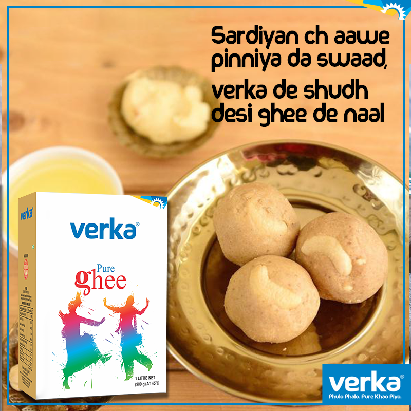 Verka_Coop's tweet photo. Indian food is never complete without a dollop of pure desi ghee. Experience the authentic taste & flavors of desi pinniya made with pure Verka desi ghee that comes loaded with the goodness of nuts.
#PureVerka #VerkaMilkfed #DesiGhee https://t.co/njzyhFVMAi