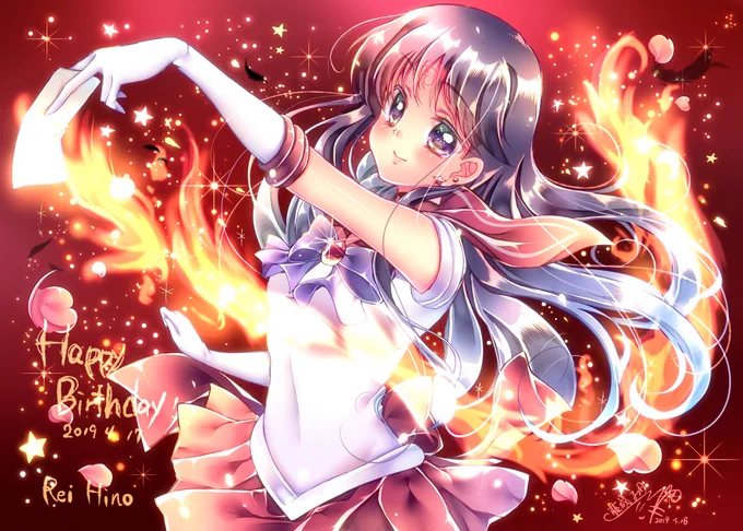 セラムンもお誕生日絵そろった(*'ω`*)✨ 