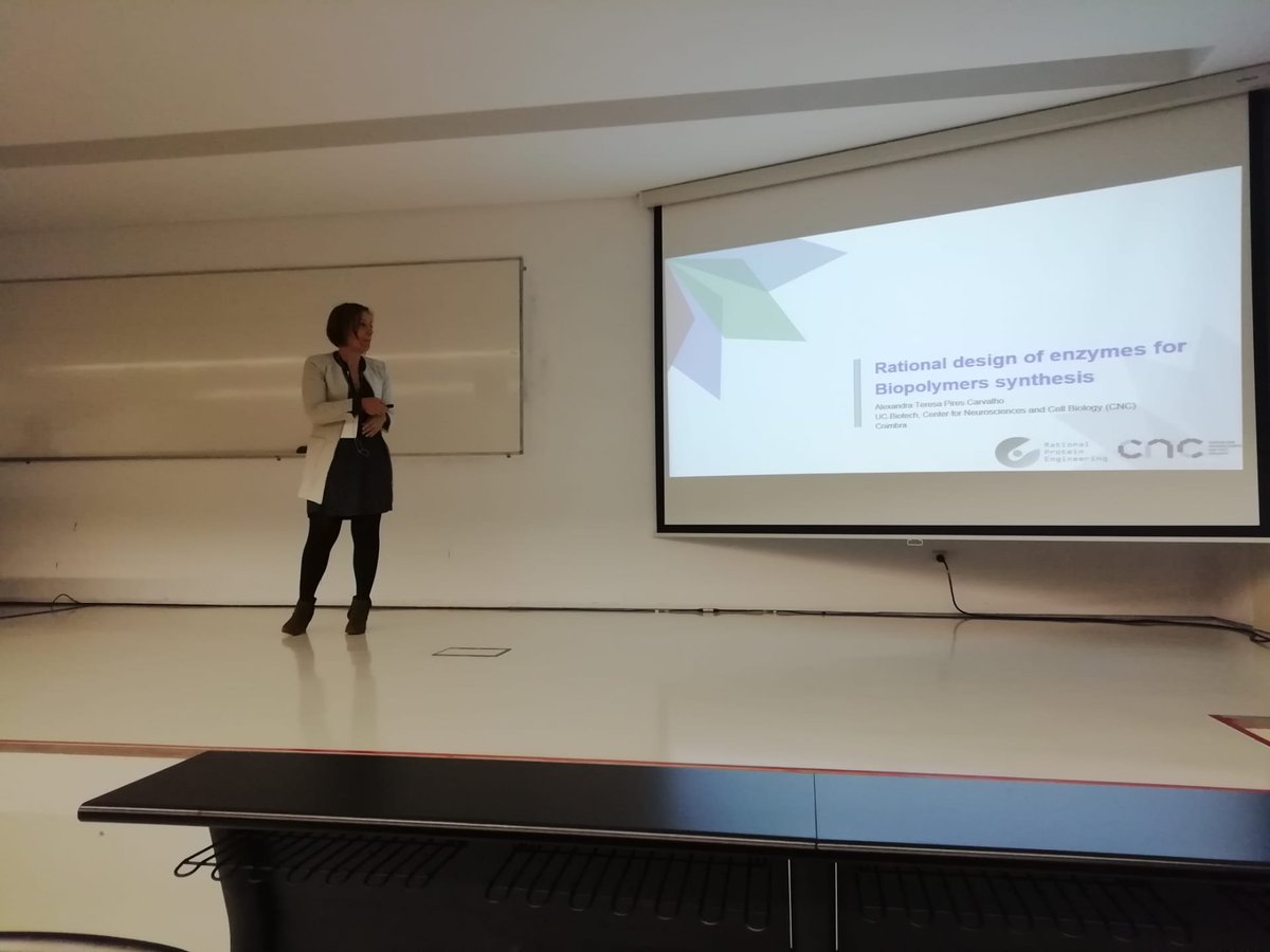 microbiotec19's tweet photo. Alexandra Pires Carvalho in the session Bioimformatics, Omics and Bionanotechnologies at #MicroBiotec19 https://t.co/cQUGLaMcIE