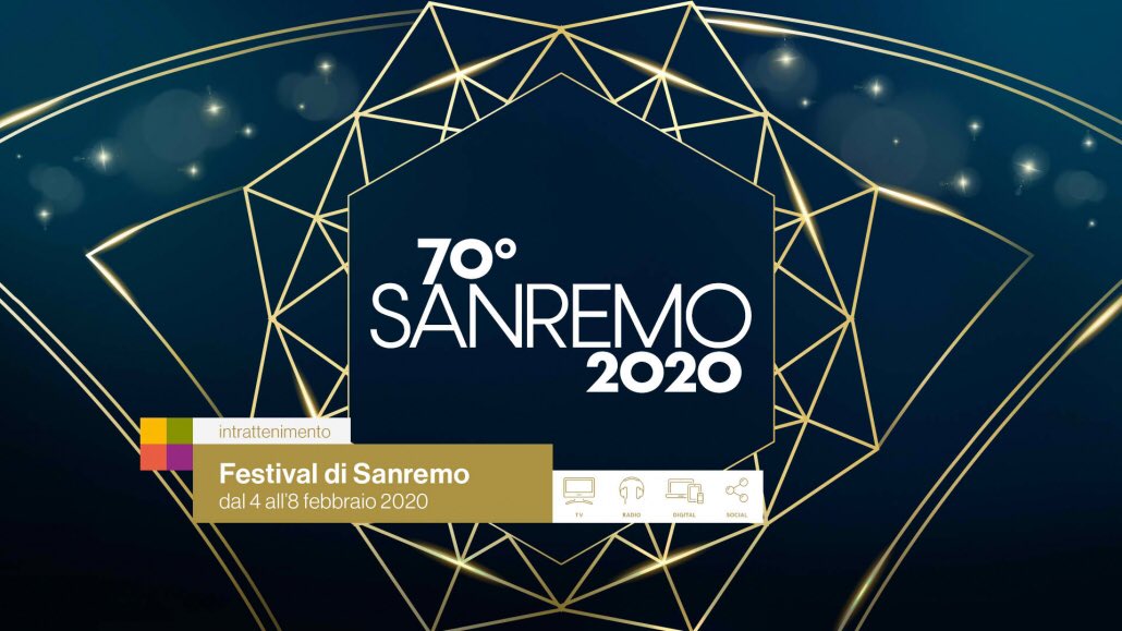 Il logo di Sanremo 2020 Festival di Sanremo 2020 Home Page