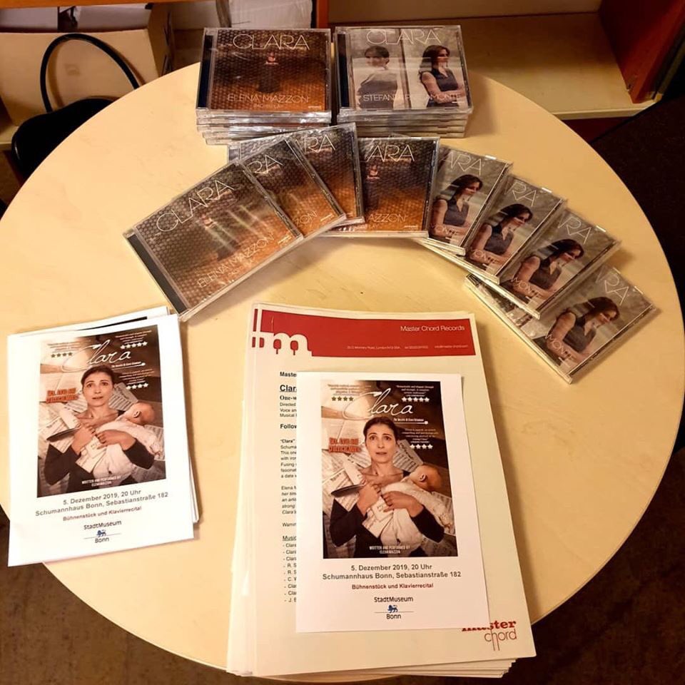 Incredibly flattered &amp;honoured to perform Clara here in #Bonn in #schumannhaus in the very place where #robertschumann died. Clara was never allowed to visit him during his hospitalisation. A great way to end #claraschumann200 with a special double bill with <a href="/stefpassamonte/">Stefania Passamonte</a>