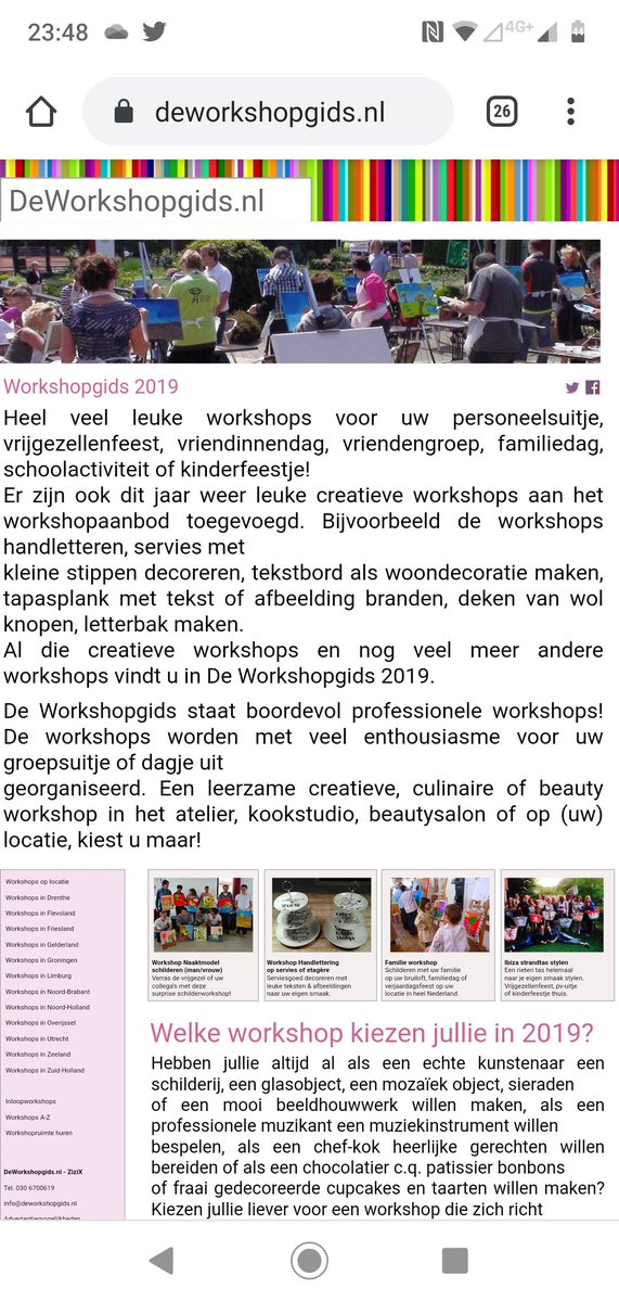 Uitje of Bedrijfsuitje organiseren? DeWorkshopgids.nl #workshop #clinic #cursus #training #workshops #uitje #bedrijfsuitje #uitjes  #bedrijfsuitjes #teamuitje #groepsuitje #cursussen  #clinics #leermetplezier #uitgaan