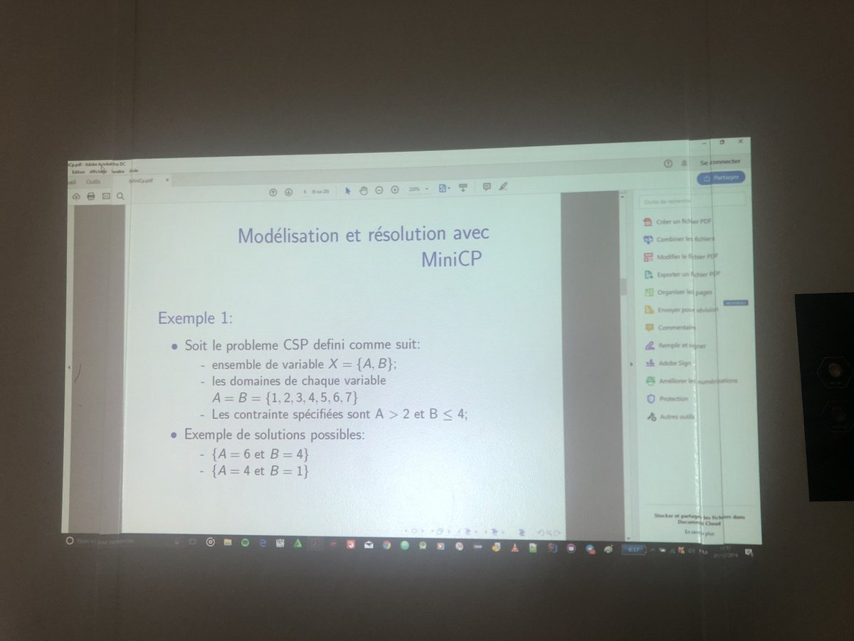 mifyai's tweet photo. Découverte de la programmation par contraintes. @Maureenovich prends le relais pour la phase pratique avec quelques exercices sur mesure. Zoom sur l’art de la modélisation.
#MAIC19
#MIFY
#AAAI
#BeninChapter
#AI
#IA-Benin https://t.co/qTnQIzuEh8