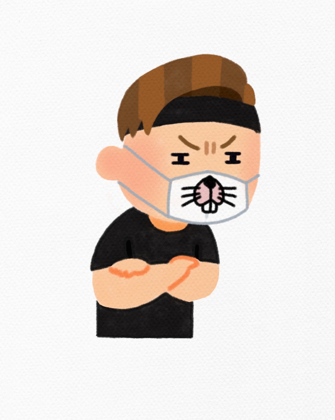 短くする 長くする いらすとや風わいわい Lineスタンプとかにありそう わいわい T Co Sfv62llvin Twitter