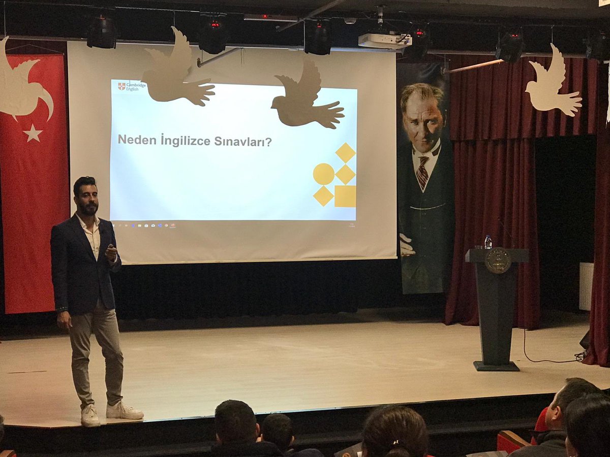 Cambridge sınavlarının İngilizce öğrenim ve öğretimdeki önemini anlamak ve anlatmak için en iyi fırsatlardan biri de hiç şüphesiz veli sunumları.