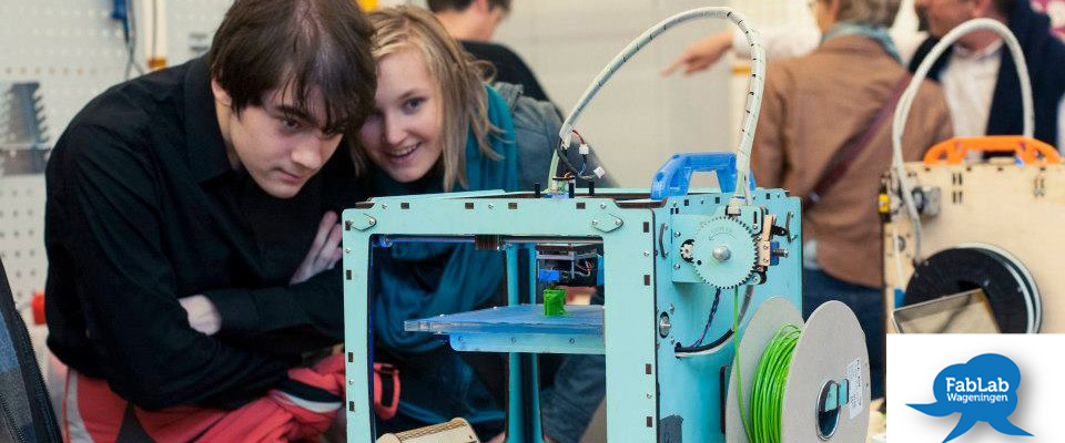 Create and design your own things and share your ideas in FabLab moments with the Community at <a href="/FabLabWag/">FabLab Wageningen</a> on <a href="/WUR/">Wageningen U&R</a> Campus. Visit our Community nights  or just jump in for open Saturday from 2 pm to 6 pm at Atlas on Wageningen University Campus.