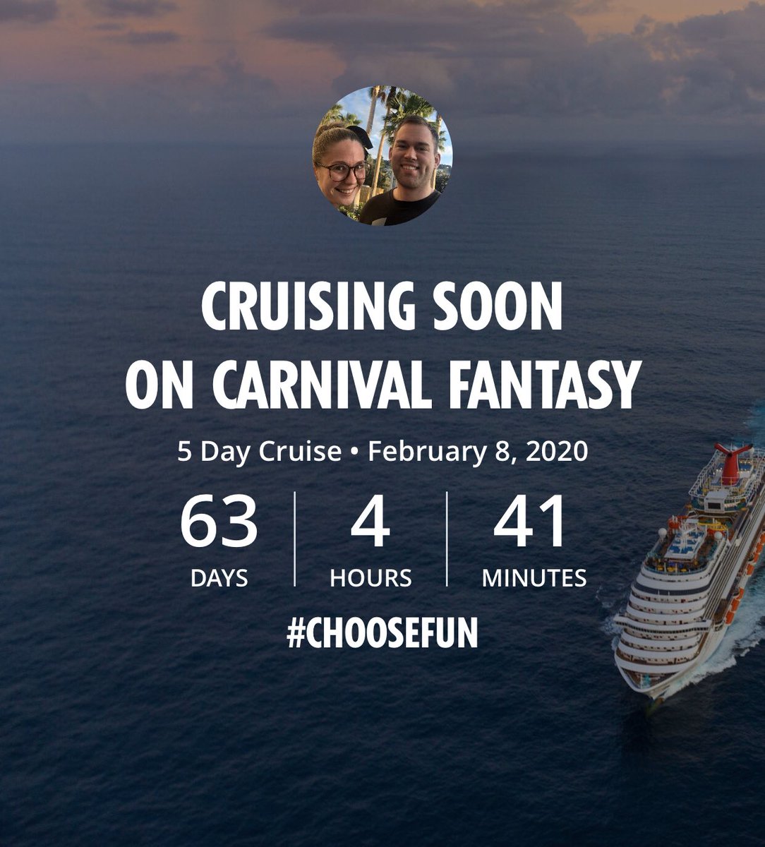 ktinaisawesome's tweet photo. Never been more excited for a vacation in my entire life
@CarnivalCruise #firsttimecruisers https://t.co/cHkjuR03a6