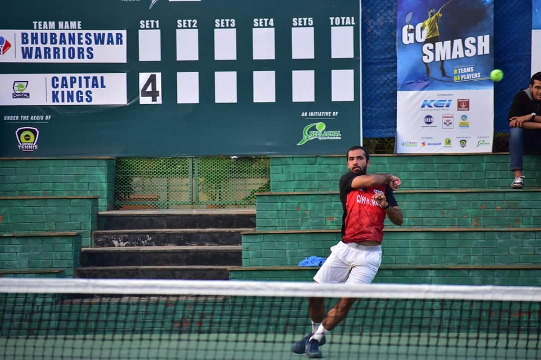 otplofficial's tweet photo. Energy is at peak.
Men's Singles Semi Final knockout- Bhubaneswar Warriors Vs. Capital Kings.
#OTPLSeason3 is bigger and better. 
#GoSmash https://t.co/EOsCsUgT7E