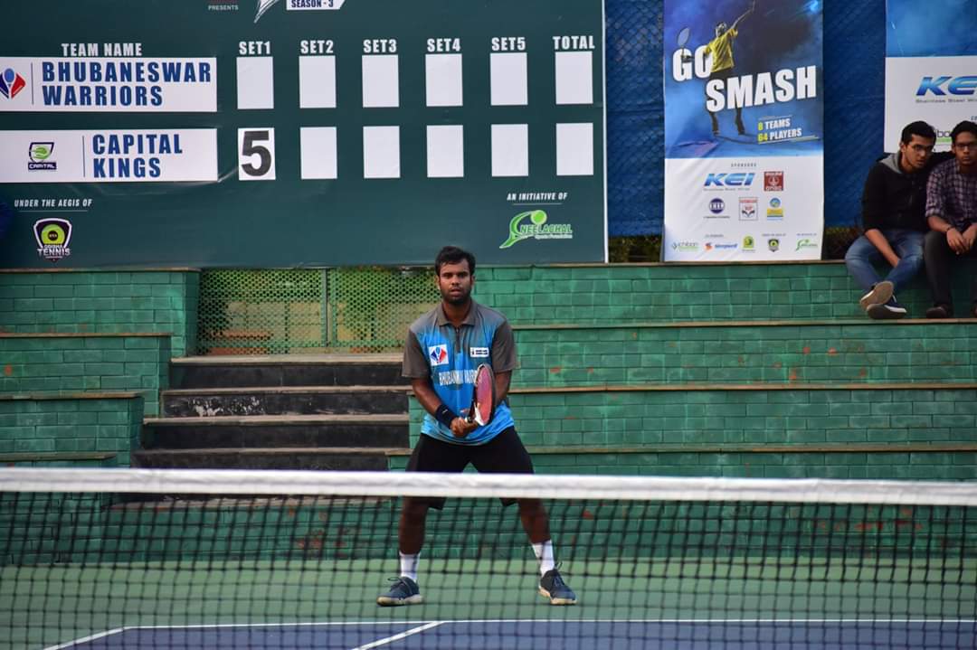 otplofficial's tweet photo. Energy is at peak.
Men's Singles Semi Final knockout- Bhubaneswar Warriors Vs. Capital Kings.
#OTPLSeason3 is bigger and better. 
#GoSmash https://t.co/EOsCsUgT7E