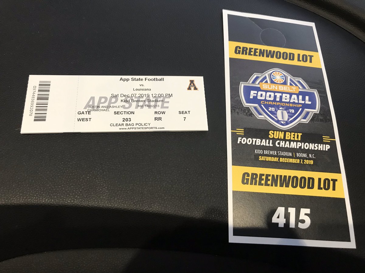 Game day!!! Ready to roll!!!! Go Mountaineers! <a href="/AppState_FB/">App State Football</a> <a href="/appstatesports/">App State Athletics</a>