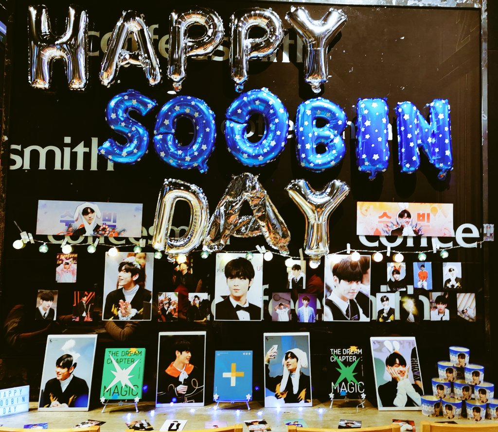 Carol__LovesBTS's tweet photo. #FirstSnowSoobinSG
#MOA #Soobin
@TXT_members

A small but lovely event with beautiful decorations and cupsleeve. 😍😍 https://t.co/vHsT295oRv