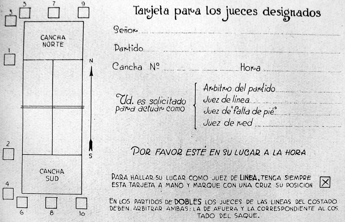 puppotenis's tweet photo. Flashback. 1931. Instrucciones para árbitros y jueces de línea en a Argentina.
Llevá la #Smart_Card en tu celular y olvidate del plástico. Omint siempre pensando en todo. Generala desde la App. #OMINT https://t.co/u8Gr0HGSNV