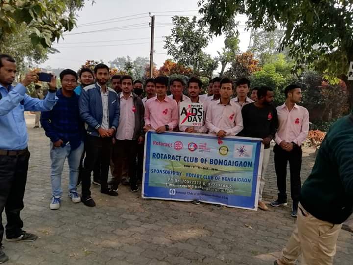 rotaract_r's tweet photo. Late upload

Our Club members had have Activily Participated in an Awerneess rally in account of "world Aids Day" on 1st December, 2019. The rally was organised by   The National Aids Control Organisation. 
#Rotaractclubofbongaigaon #aidsday2019 https://t.co/yed6UbHfDQ