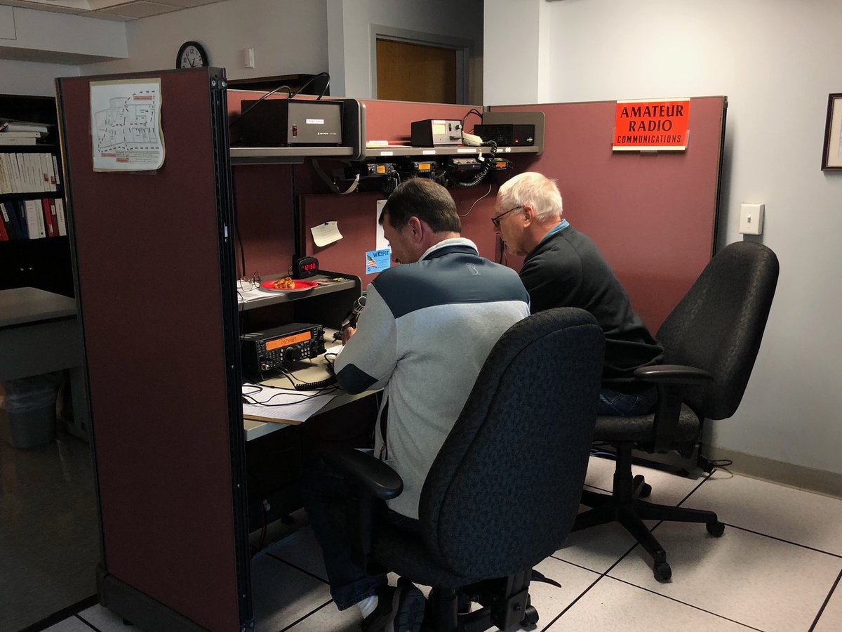 NWSPittsburgh's tweet photo. It is SKYWARN recognition day at our office! Amateur radio operators comprise a large percentage of the SKYWARN™ volunteers across the country. Amateur radio operators also provide vital communication between the NWS and emergency management if communications become inoperative. https://t.co/7J8ucDA1Vn