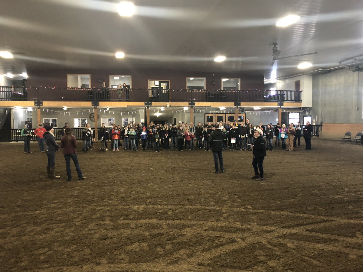 Multi species judging today 4H regional what a great practise  #future  leaders