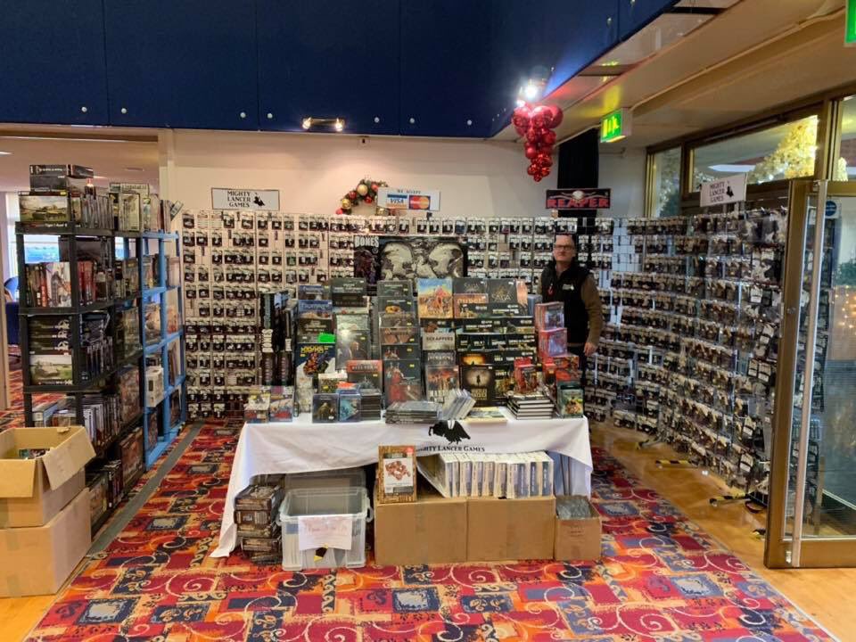 MightyLGames's tweet photo. Our stand from #ReconWargamesShow in #pudsey today. Did you come to see us?
#recon19 #Recon #recon2019 #leeds #wargamesShow https://t.co/d36Ta1iNnv