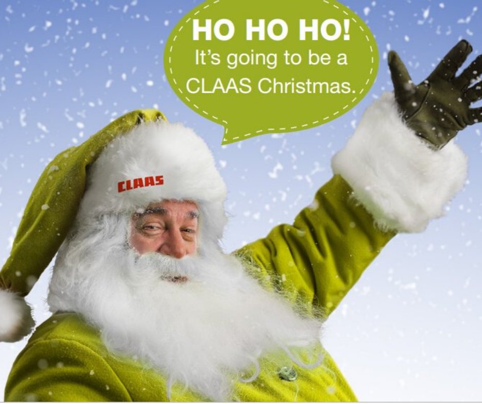CLAAS_America's tweet photo. Have yourself a merry little #CLAASmas — with our #CLAAS winter sale! 🎅🏻 Snag some great gear to gift for the holidays (or to keep for yourself!)

🎄➡️ https://t.co/2hPmM7NRfo 

#CLAASofAmerica #BeBrighter #LikeaCLAAS https://t.co/bGLRZssWhG