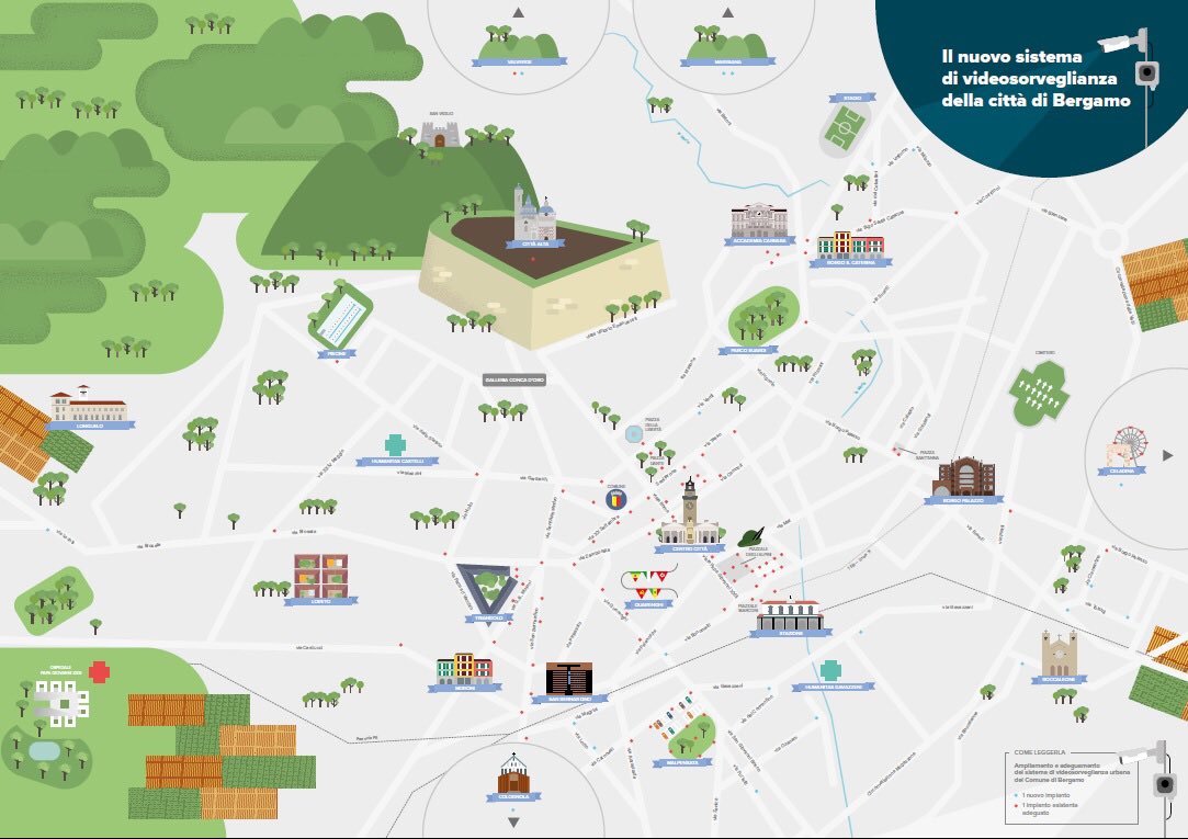 Ampliamo il sistema di video sorveglianza da 107 a 160 impianti in città: più sicurezza, più controllo. #bg+sicura medium.com/@ComunediBerga…