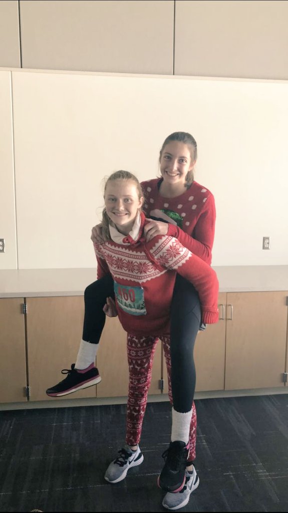 apollotf1's tweet photo. Congrats @BVerkinnes and @cecimcnair on their runs at the Snowflake Shuffle this AM! Brooke was 4th female overall and 2nd in age group and Ceci was 3rd in her age group and 11th female overall! #WinterRunning #DistanceGirls #SnowFlakeShuffle #OffSeasonTraining @ShopEnduRUNce https://t.co/4hlRXj1RZL