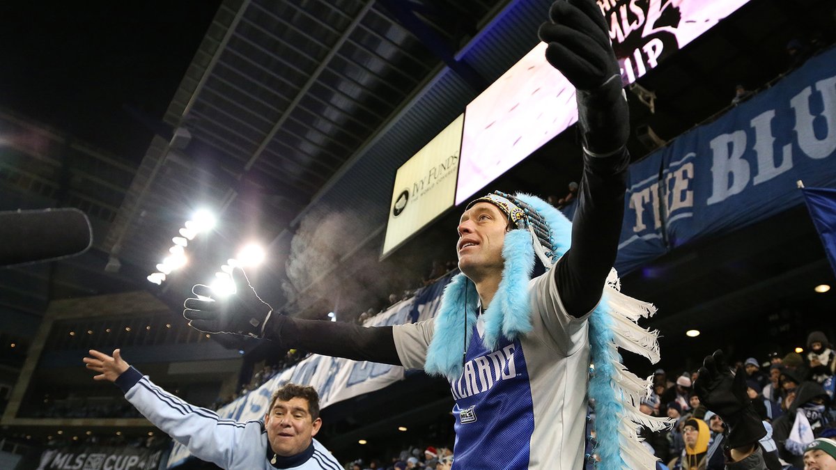 theAndyMead's tweet photo. Six years ago today #mlscupfinal #mls #sportingkc #colddayinbluehell #kccauldron #paintthewall #beatrsl #jimmyconrad #jimmynielsen #aureliencollin #iwasthere #itwasreallycold https://t.co/Y2Zn3Bf6w6
