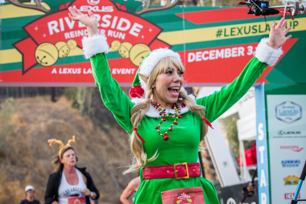 Sunday, Dec 8 at the Riverside Lexus Lace-Up Raindeer Run, 6am - noon. Fairmount Park, Riverside.  Our little elves are working all night so we can feed you bright and early.