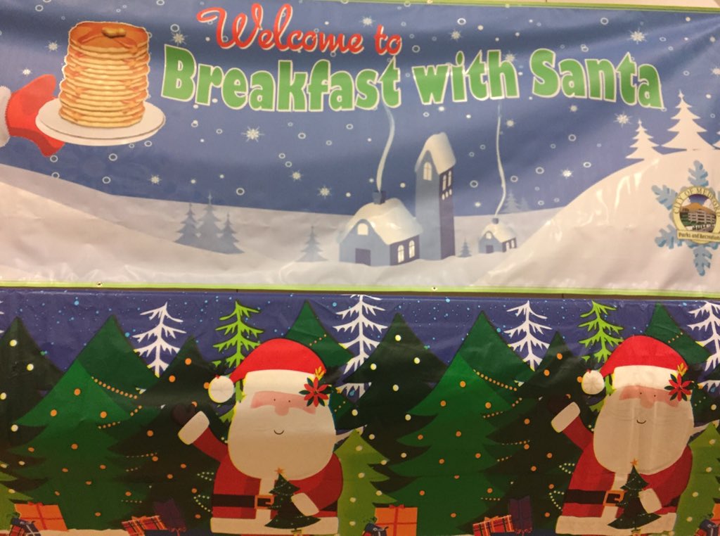 Breakfast with Santa. It’s on!